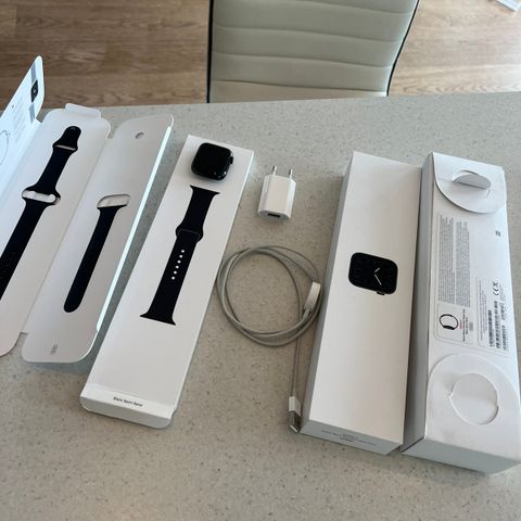 Apple Watch 5 eSim Stainless steel 44mm toppmodell selges billig