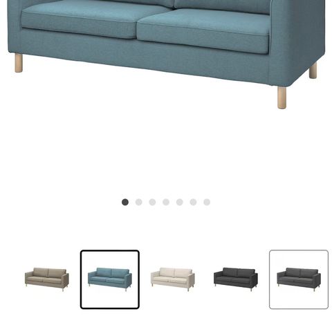Ny sofa fra IKEA