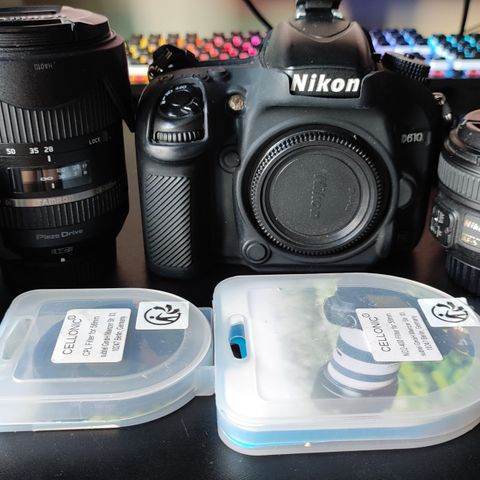 Nikon D610 , AF Nikkor 28mm 2.8,  AF-S Nikkor 50 mm 1.8, Tamron 28-300mm 3.5-6.3