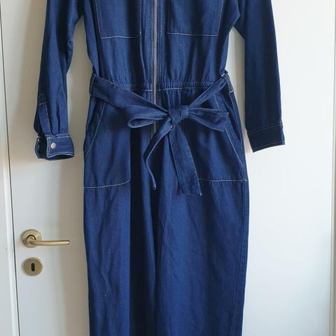 Denim buksedress