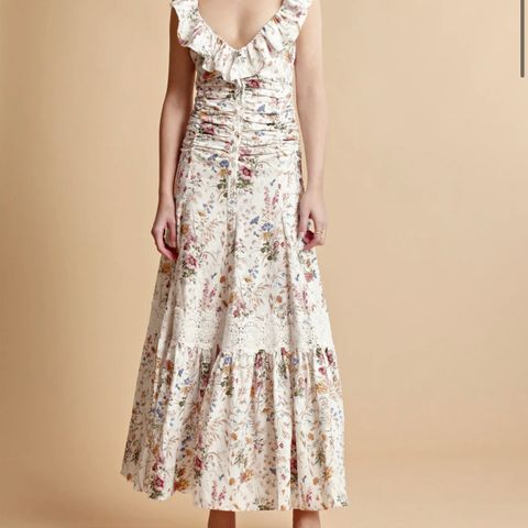 byTiMo Linen Maxi Dress Flower Garden