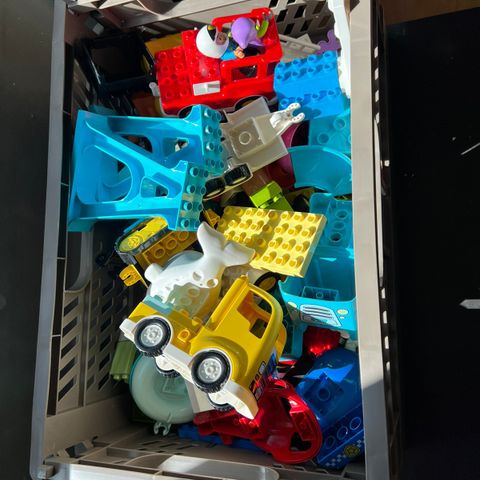 Lego Duplo - marvel, bokstaver, brannbil, politibil, i havet ++