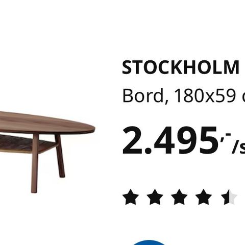 IKEA Stockholm salongbord