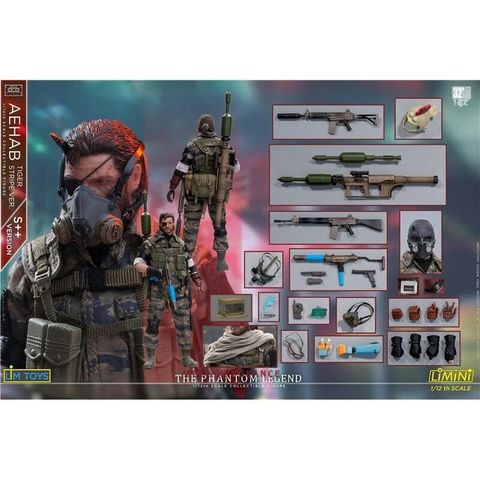 S++Ver. LIMTOYS aehab Venom Snake 1/12 Action Figure 1st release