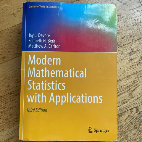 Modern Mathematical Statistics with Applications