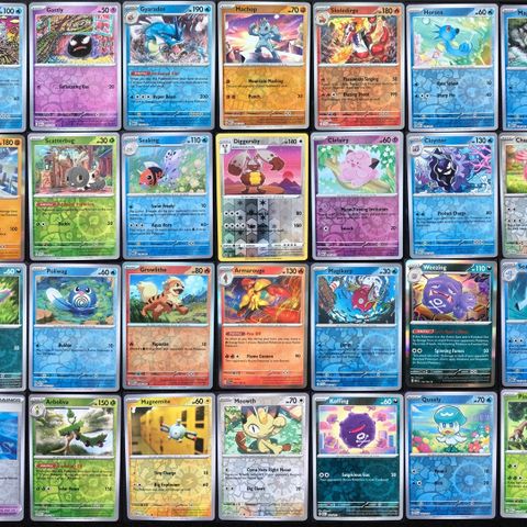 Pokemon kort holos og reverse pokemonkort