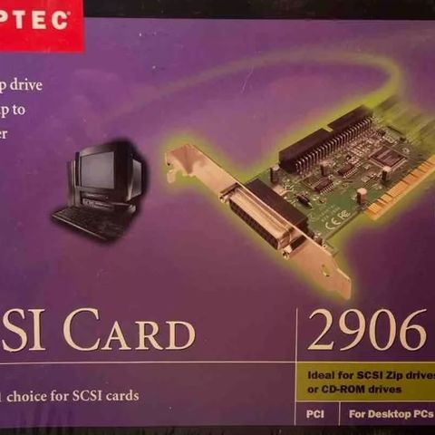Adaptec SCSI Card AVA 2906 ønskes kjøpt
