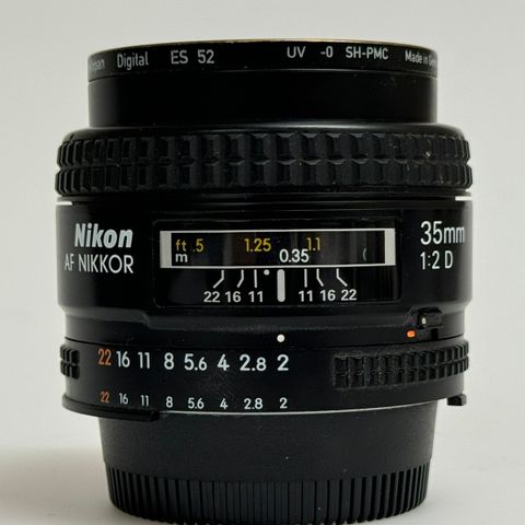 Nikon AF-D 35mm 2 blender f2 Nikkor