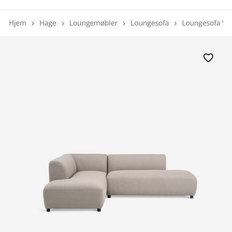 Vedby loungesofa