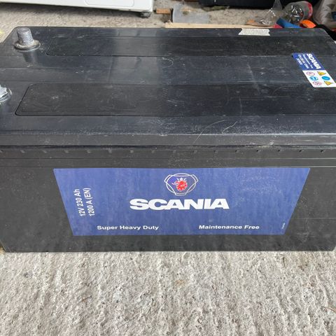 Scania 12v 230a AGM batteri