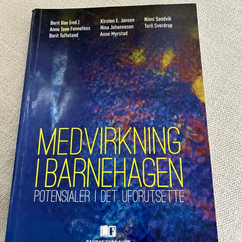 Medvirkning i barnehagen