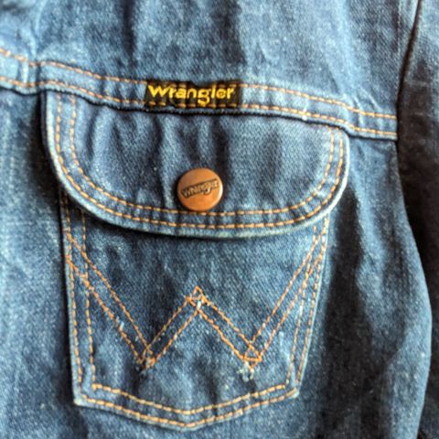 Wrangler jeans jakke retro/vintage/rockabilly