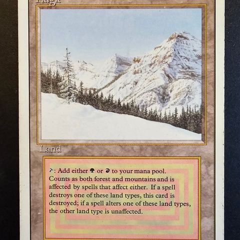 Magic the Gathering. Taiga