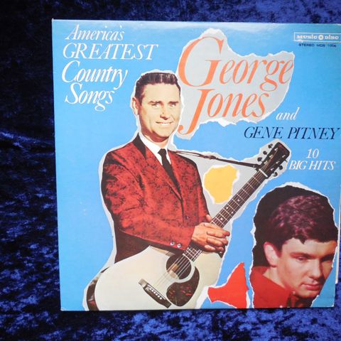 GEORGE JONES & GENE PITNEY - DUETTALBUM SOM NYTT FRA 1969 - JOHNNYROCK