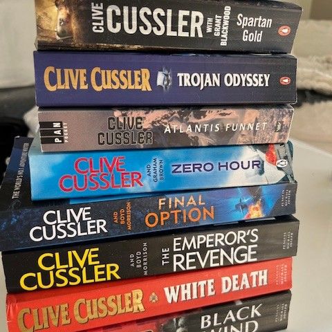CLIVE CUSSLER BOOKS  - UK