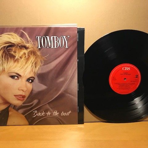 Vinyl, Tomboy, Back to the beat, CBS 450375 1