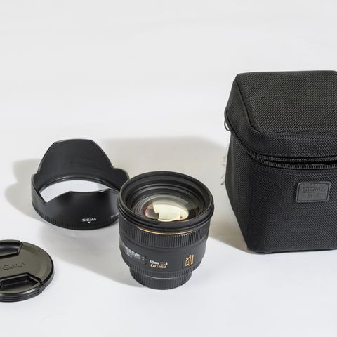 Sigma 50mm 1:1.4 DG HSM EX til Nikon - Mint!