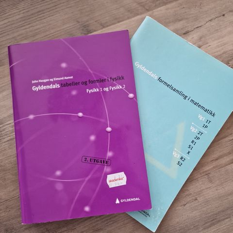 Gyldendals tabeller og formler i fysikk og matematikk