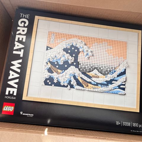 LEGO - Ny/uåpnet, The Great Wave - 31208 ART Hokusai
