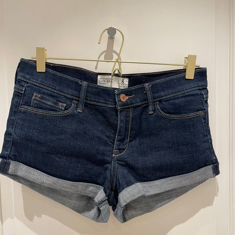 Abercrombie & Fitch Dark Wash Low Rise Short