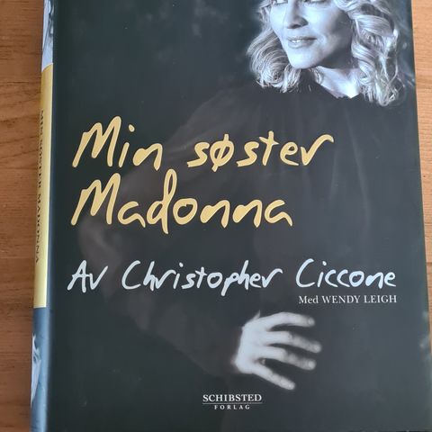 Bok. Min søster Madonna.