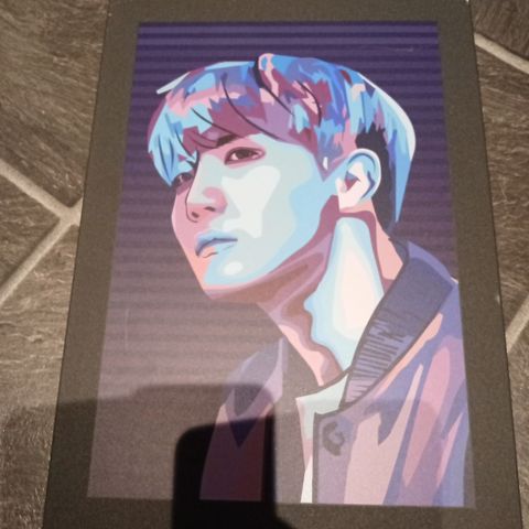 Plakat - BTS J-Hope - metall, displate