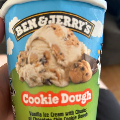 Ben&jerry cookie dough klump