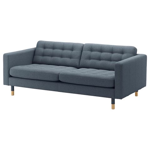 Landskrona sofa, lenestol og fotskammel