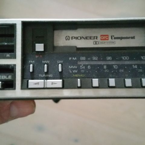 Pioneer KEX 330 Component radio / kassettspiller. Retro classic veteran