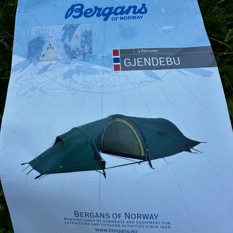 Bergans Gjendebu telt til 3 personer