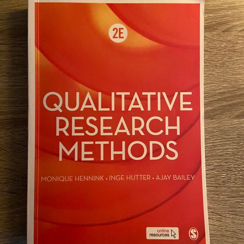 Qualitative research methods