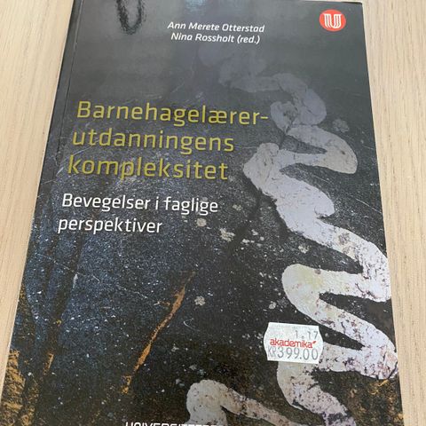 Barnehagelærerutdanningens kompleksitet. Bevegelser i faglige perspektiver.