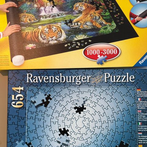 Ravensburger Krypt puslespill + puslematte