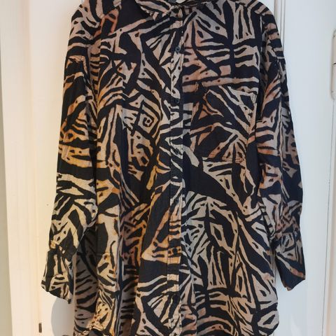 Oversized linskjorte H&M str L