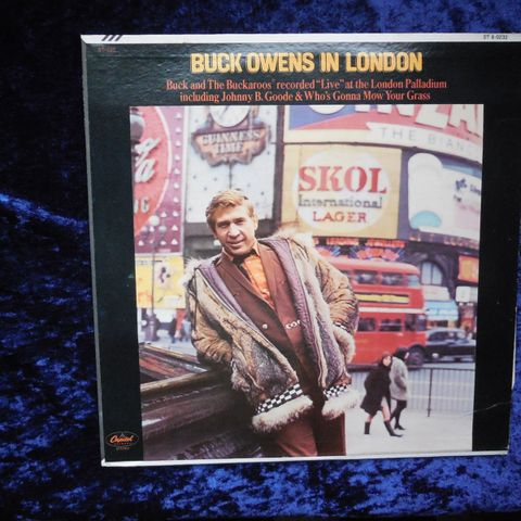 BUCK OWENS - LIVE IN LONDON 1969 - OSLO NEVNES PÅ COVERET - JOHNNYROCK