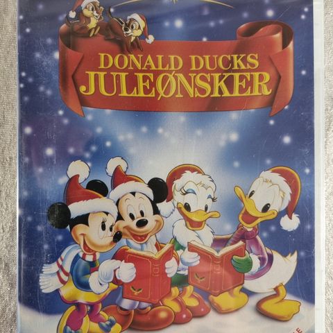 Donald Ducks Juleønsker DVD ny forseglet norsk tekst