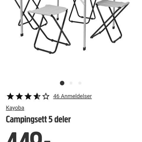 Campingsett