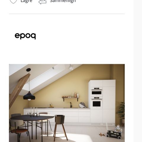 Epoq Integra White fronter ØNSKES KJØPT