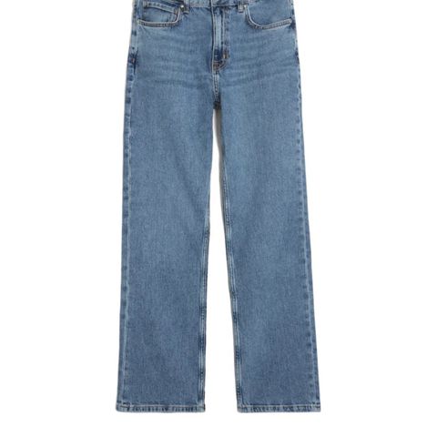 Mid waist rett jeans fra Cubus str 33/34 selges