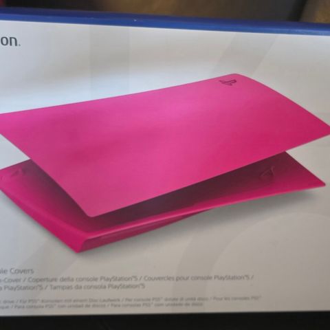 PS5 disc versjon - Pink Console Cover