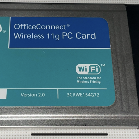 PCMCIA wifi - 3com OfficeConnect Wireless PC Card