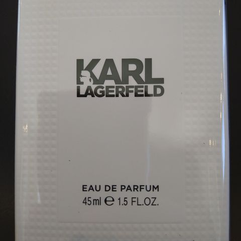 Helt ny parfyme fra Karl Lagerfeld.