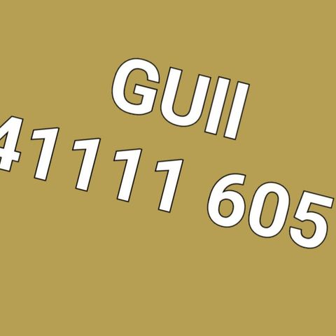 Gull number 41111 605 4000kr