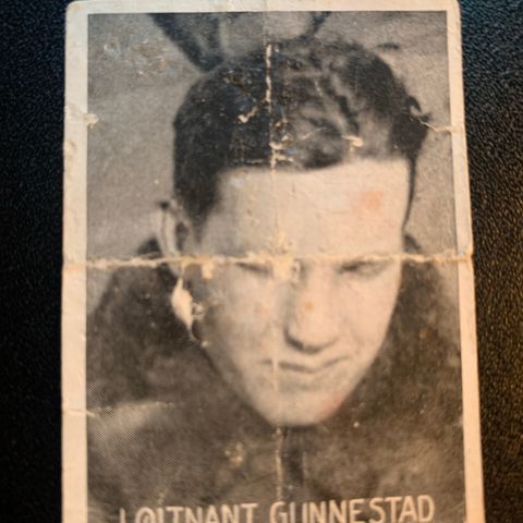 Løitnant Alf Gunnestad 1904 - 1987 sigarettkort 1936 Medina Norske Polarflyvere