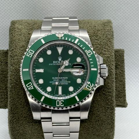 Rolex Hulk Submariner 116610LV 2016 Komplett