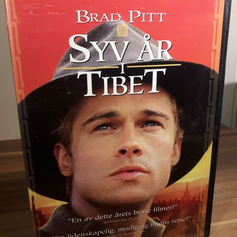 Syv år i Tibet (norsk tekst) 1997 film DVD