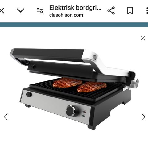 Elektrisk bordgrill