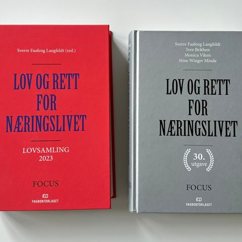 Lov og rett for næringslivet + lovsamling, 30. utg