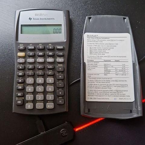 Texas Instruments BA II Plus Calculator Business Analyst