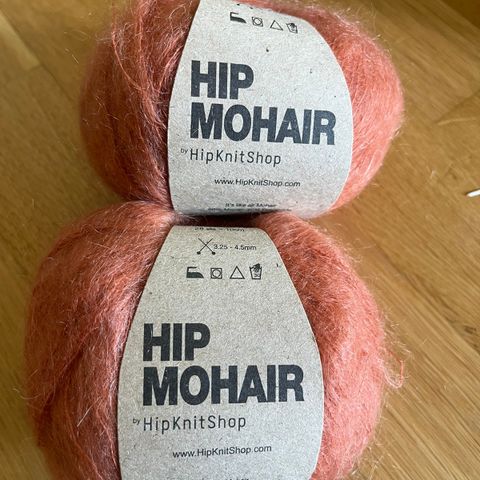 HipKnitShop hip mohair farge more marmalade